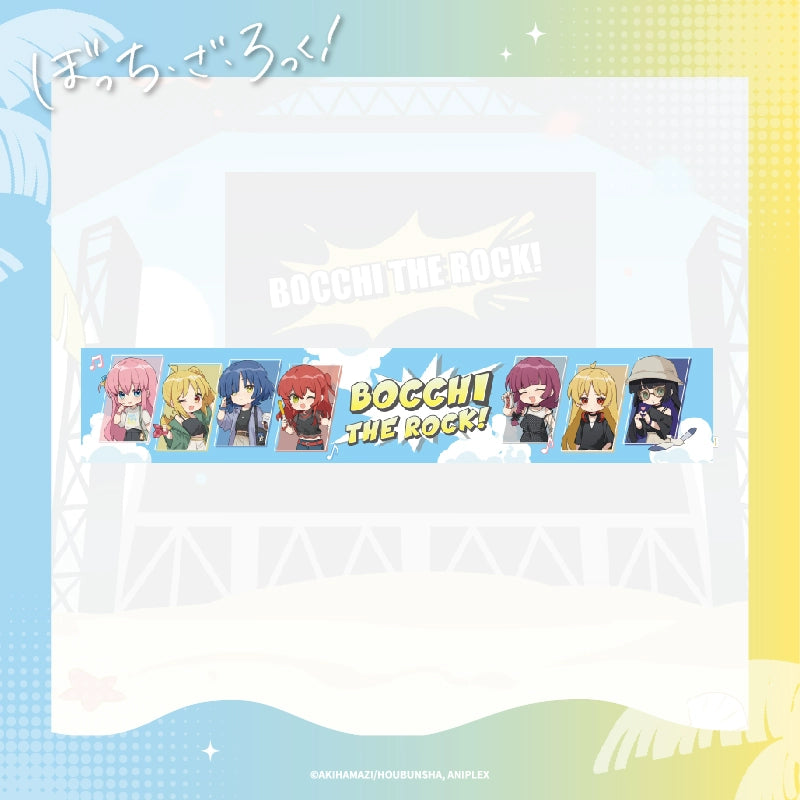 Bocchi the Rock! Summer Festival Towel - Band Chibi Face Collection