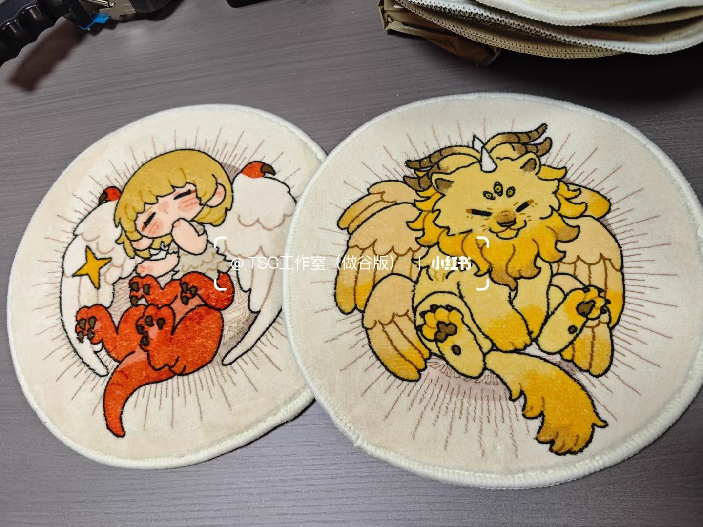 Delicious in Dungeon Falin Dragon/Griffin Handmade Rug Set 30*30cm