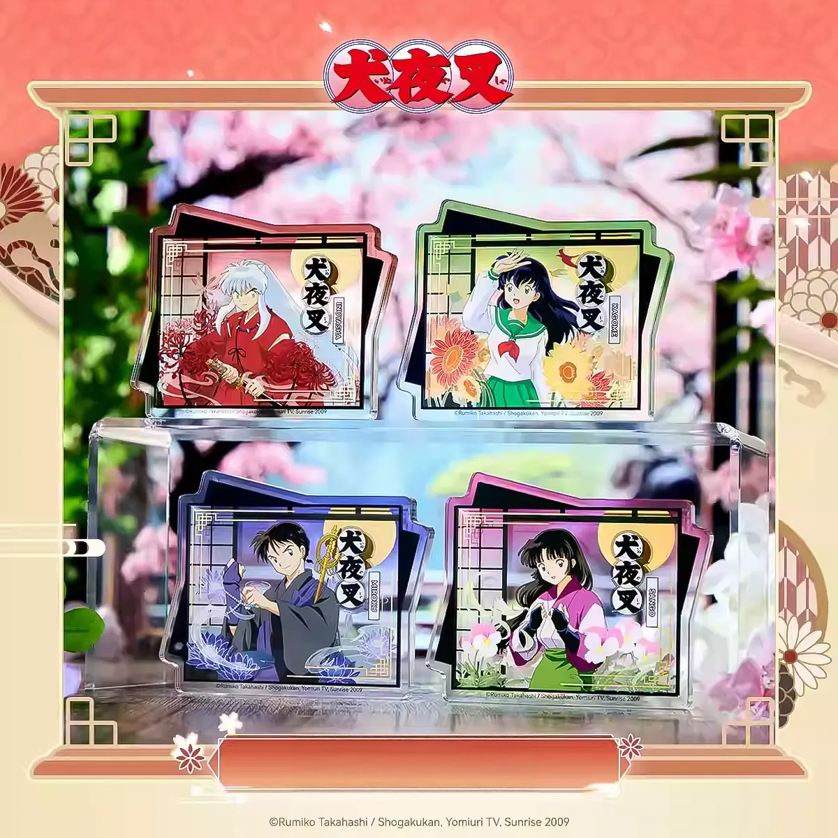 Inuyasha 'Flowers, Birds, Wind, Moon' Special-Shaped Acrylic Stand
