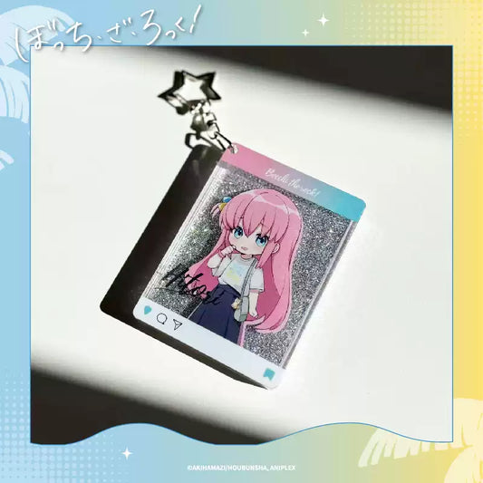 Bocchi the Rock! Summer Festival Liquid Motion Keychain - Anime Flow Sand Art