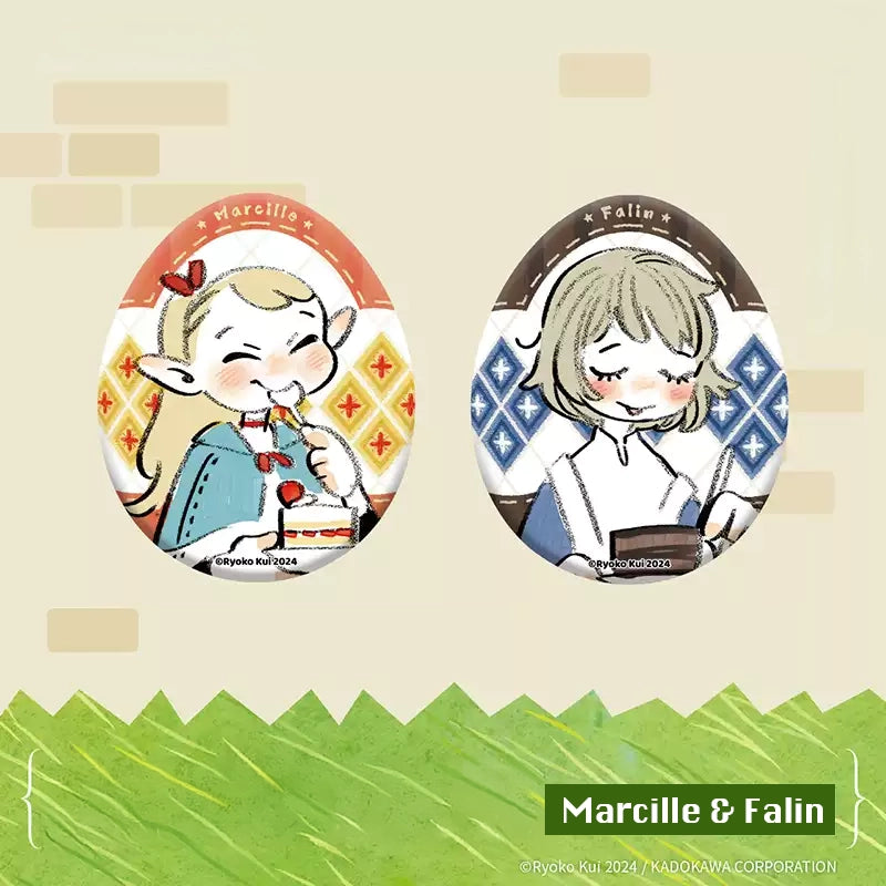 Delicious in Dungeon Egg-Shaped Badge Set - Daydream Hour Themed Collectibles