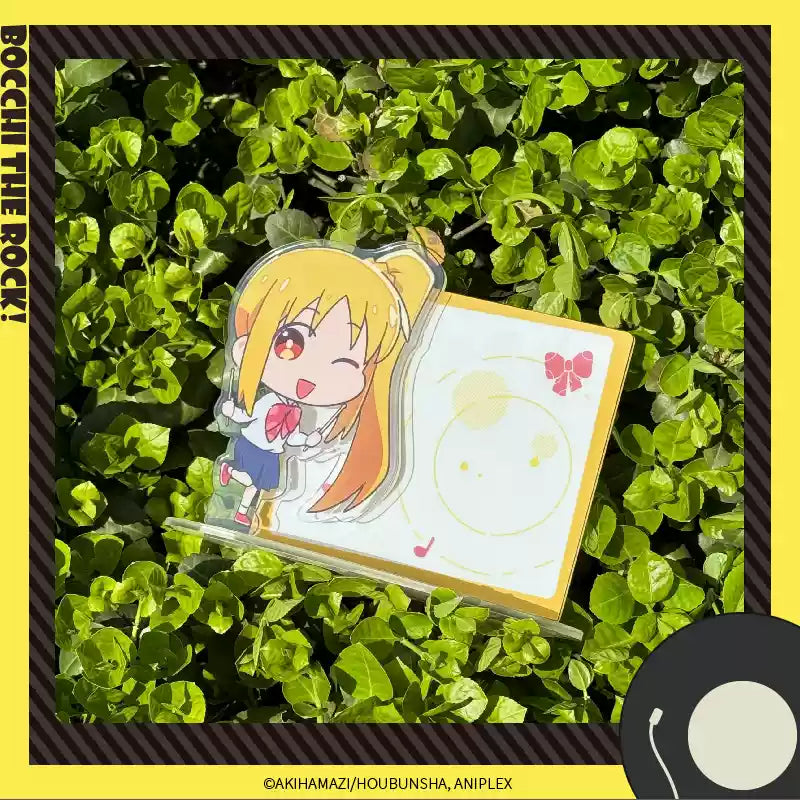 Bocchi the Rock! Chibi Acrylic Message Board - Cute Anime Memo Pad Stand