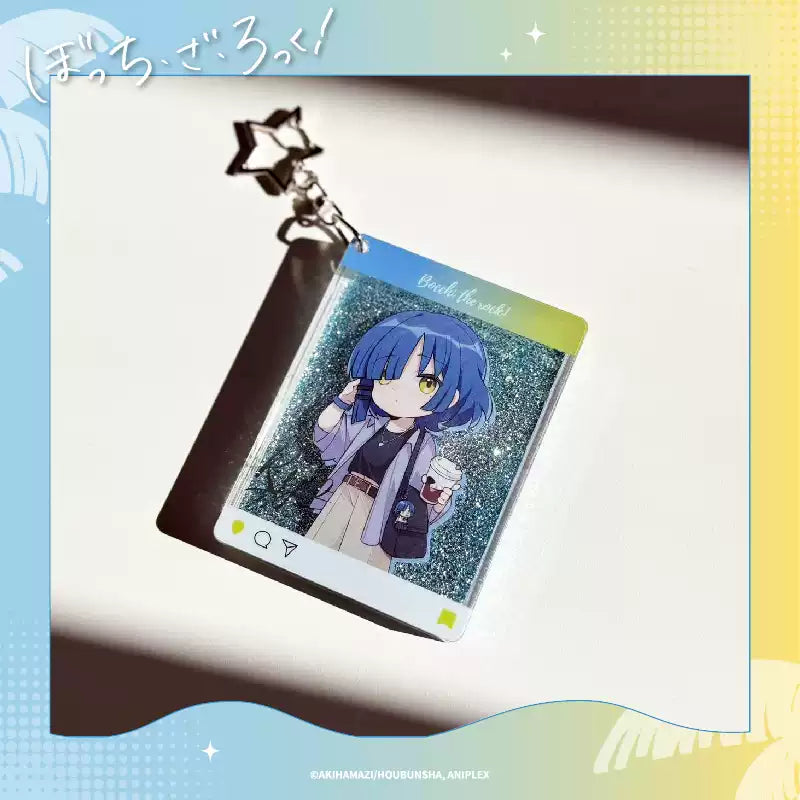 Bocchi the Rock! Summer Festival Liquid Motion Keychain - Anime Flow Sand Art