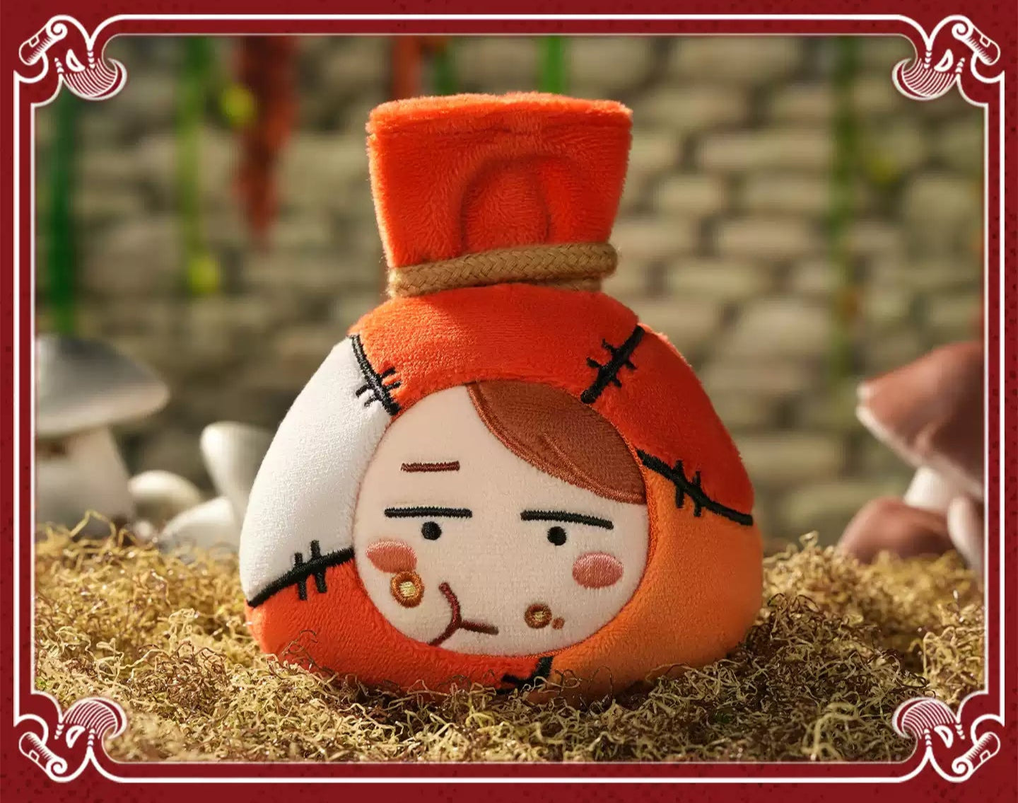 Delicious in Dungeon 'Frog Fun' Chibi Plush Keychain – 10cm Marcielle & Laios Ball