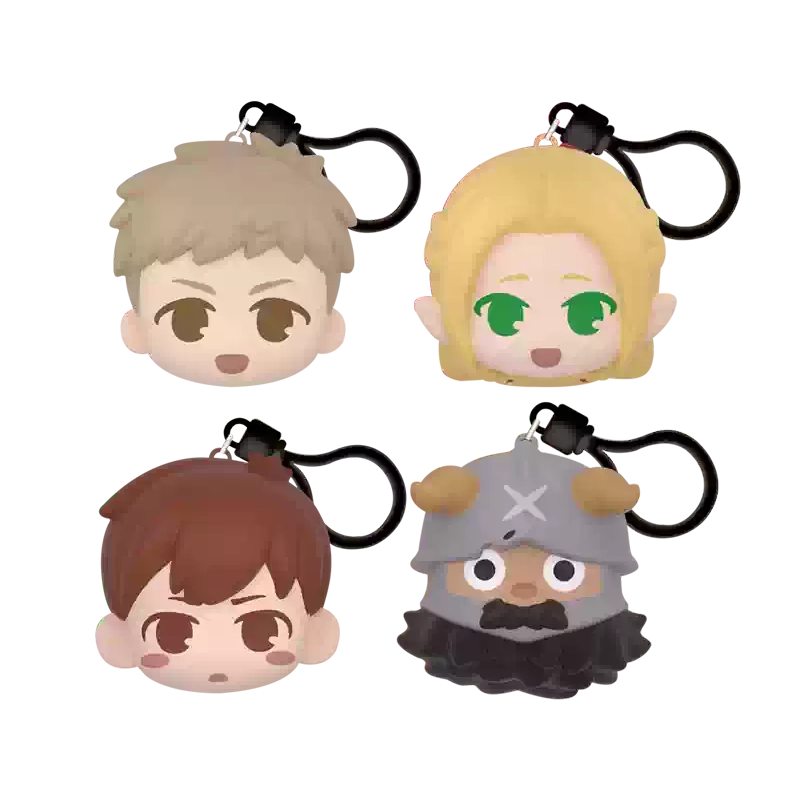 Dungeon Meshi stress ball keychain