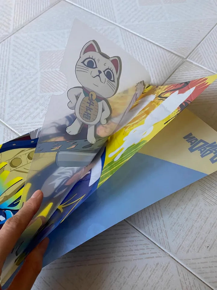 Dandadan PVC Double-Layer Folder A4- Official Anime Character Document Organizer