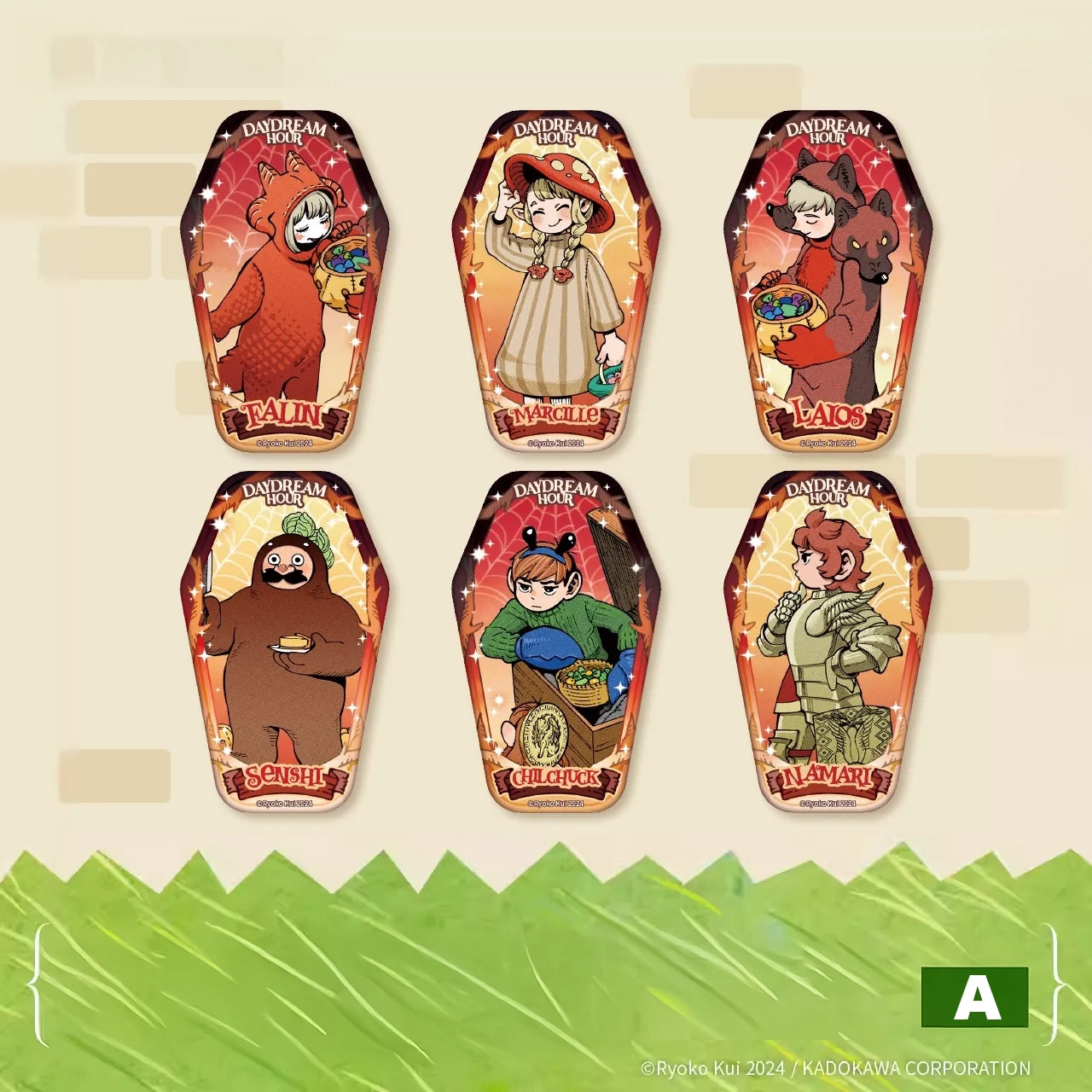 Delicious in Dungeon Daydream Time – Halloween 'Trick or Treat' Badge Set Blind Box