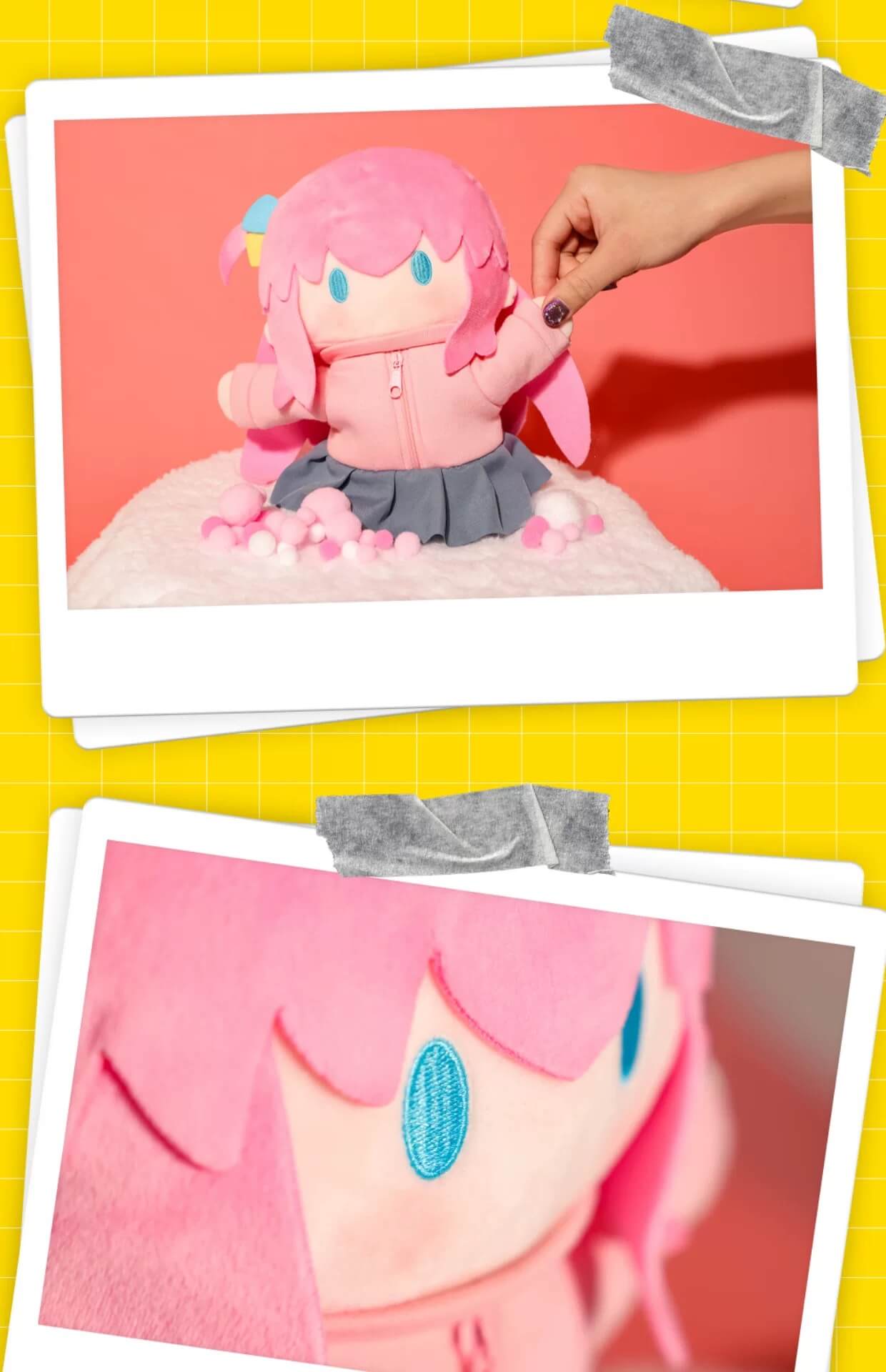 Bocchi the Rock! Hitori Gotoh Hand Puppet, official anime merch