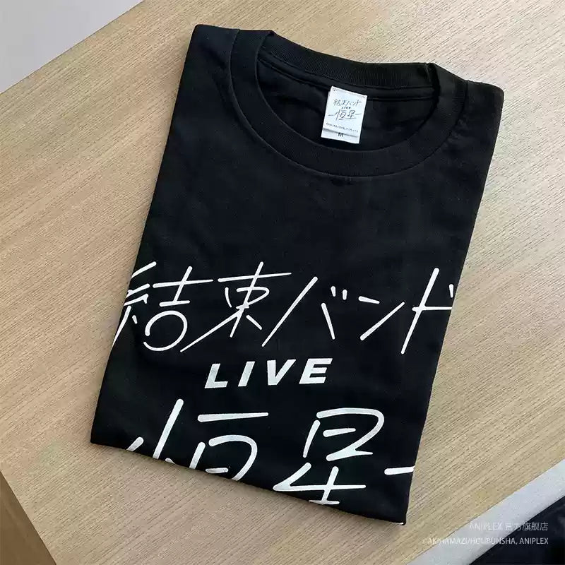 Bocchi the Rock! Kessoku Band t-shirt black