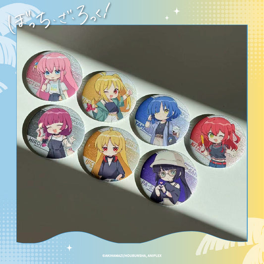 Bocchi the Rock! Summer Festival Badges Blind Box - Collectible Metal Anime Merch