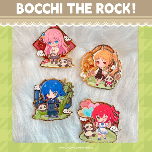 China Limited metal pin badges of Kita from Bocchi the Rock! characters