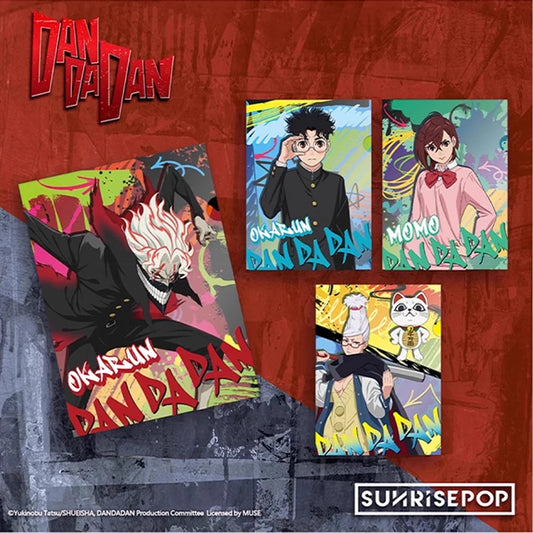 Dandadan PVC Double-Layer Folder A4- Official Anime Character Document Organizer