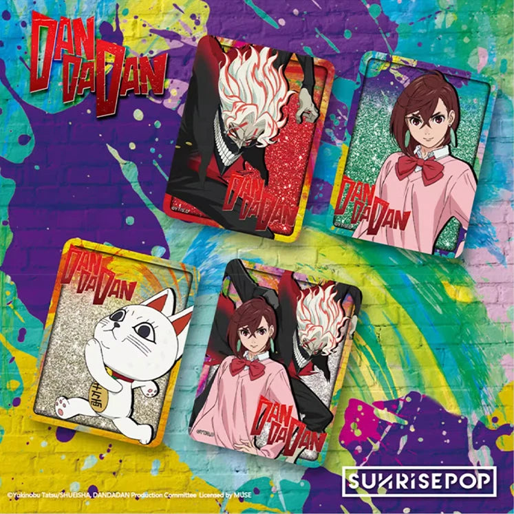 Dandadan Supernatural Liquid Glitter Acrylic Stand - 4 Styles (Momo, Okarun, Duo&Turbo Granny)