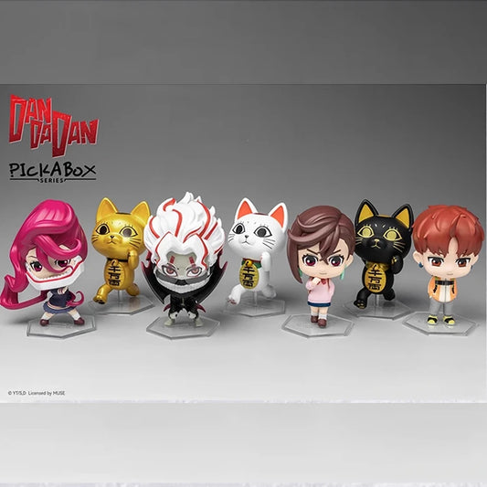 Dandadan Mini Figure Blind Box (6+1 Hidden Gold Variant) - Cute Chibi PVC Collectibles