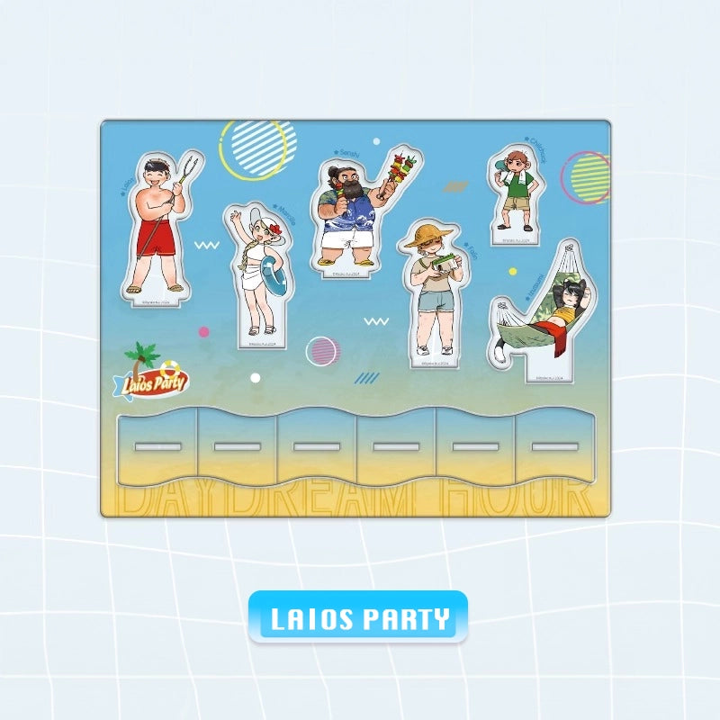 Delicious in Dungeon Daydream Hour Summer Series Mini Acrylic Stand Set - Collectible Anime Character Standees