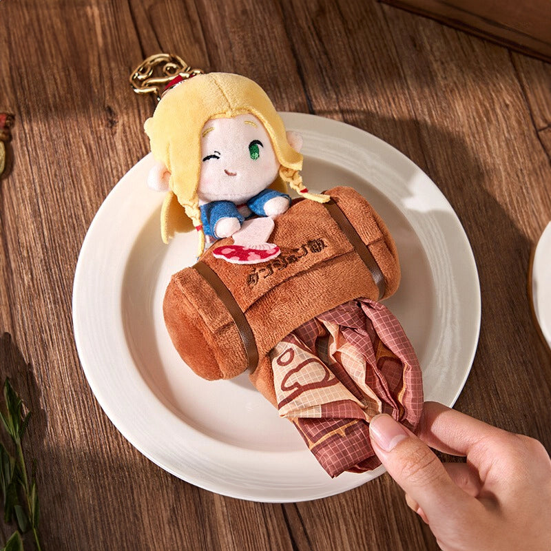 Delicious in Dungeon Marcille Foldable Plush Shopping Bag – Eco-Friendly Anime Tote with Cute Character Design