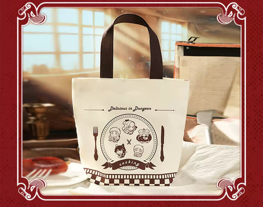 Delicious in Dungeon Adventure Tote Bag - Canvas Shopper & Otaku Commuter Bag (323*392mm)
