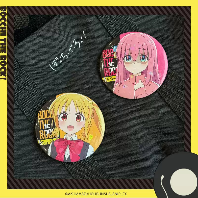 Bocchi the Rock! Double Badge Set - Official Anime Badge, Band Member Duo Collection
