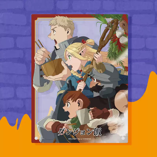 Delicious in Dungeon Acrylic Stand - Laios & Marcille Dynamic Duo | Fantasy Anime Display