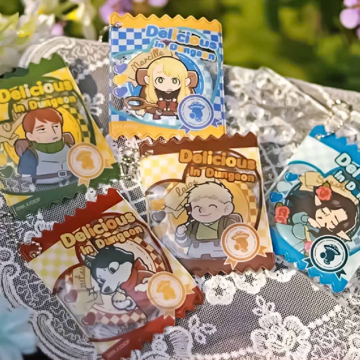 Delicious in Dungeon Candy Charm + Badge Blind Box