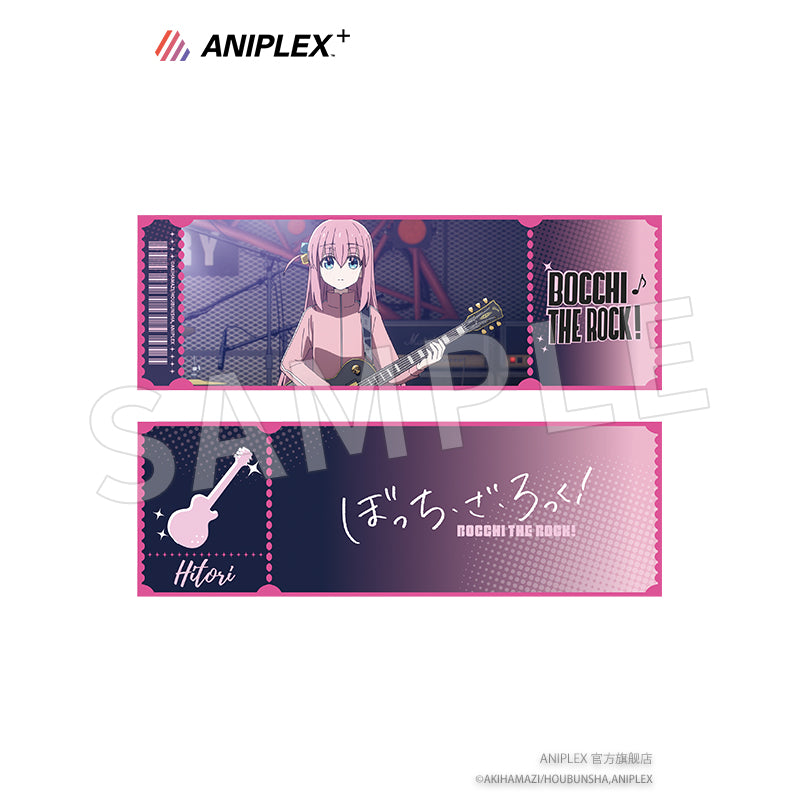 bocchi the rock holographic laser ticket set