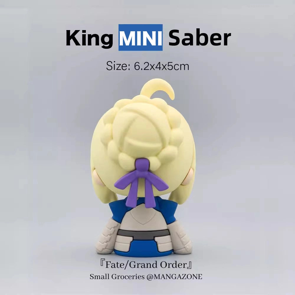 Fate/Grand Order Saber Altria Pendragon Mini Figure - King of Knights PVC Statue