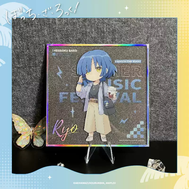 Bocchi The Rock! Summer Music Festival Chibi shikishi - Double Sparkle Anime Display