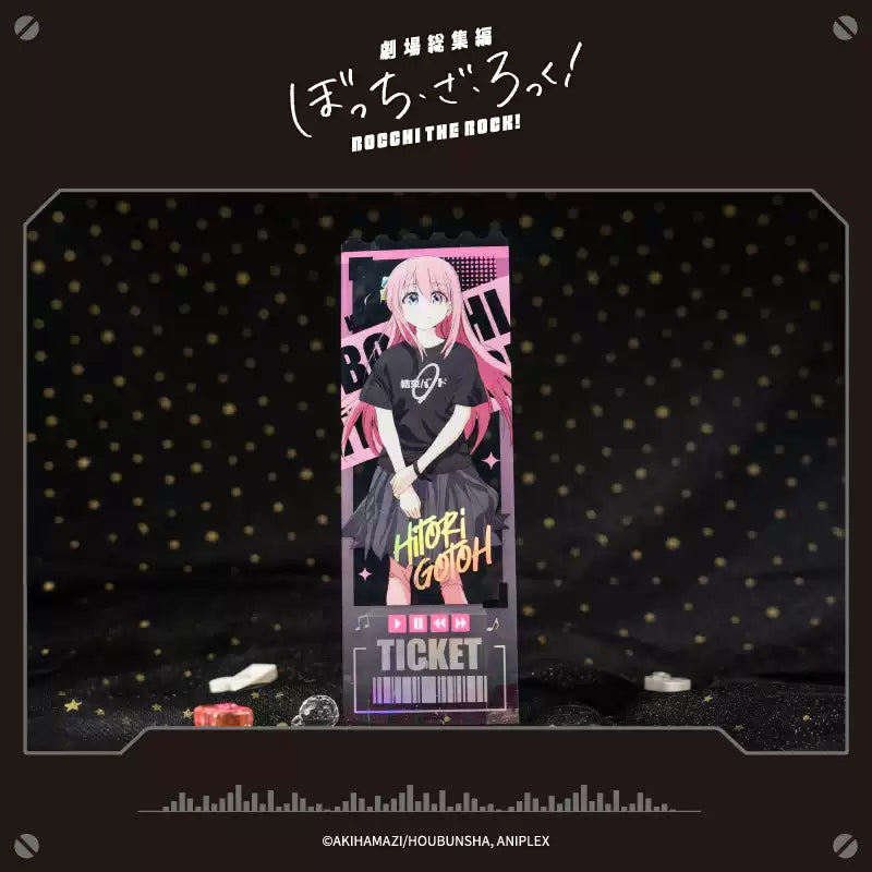Bocchi the Rock! Movie Holographic Ticket - Official Anime Laser Collectible