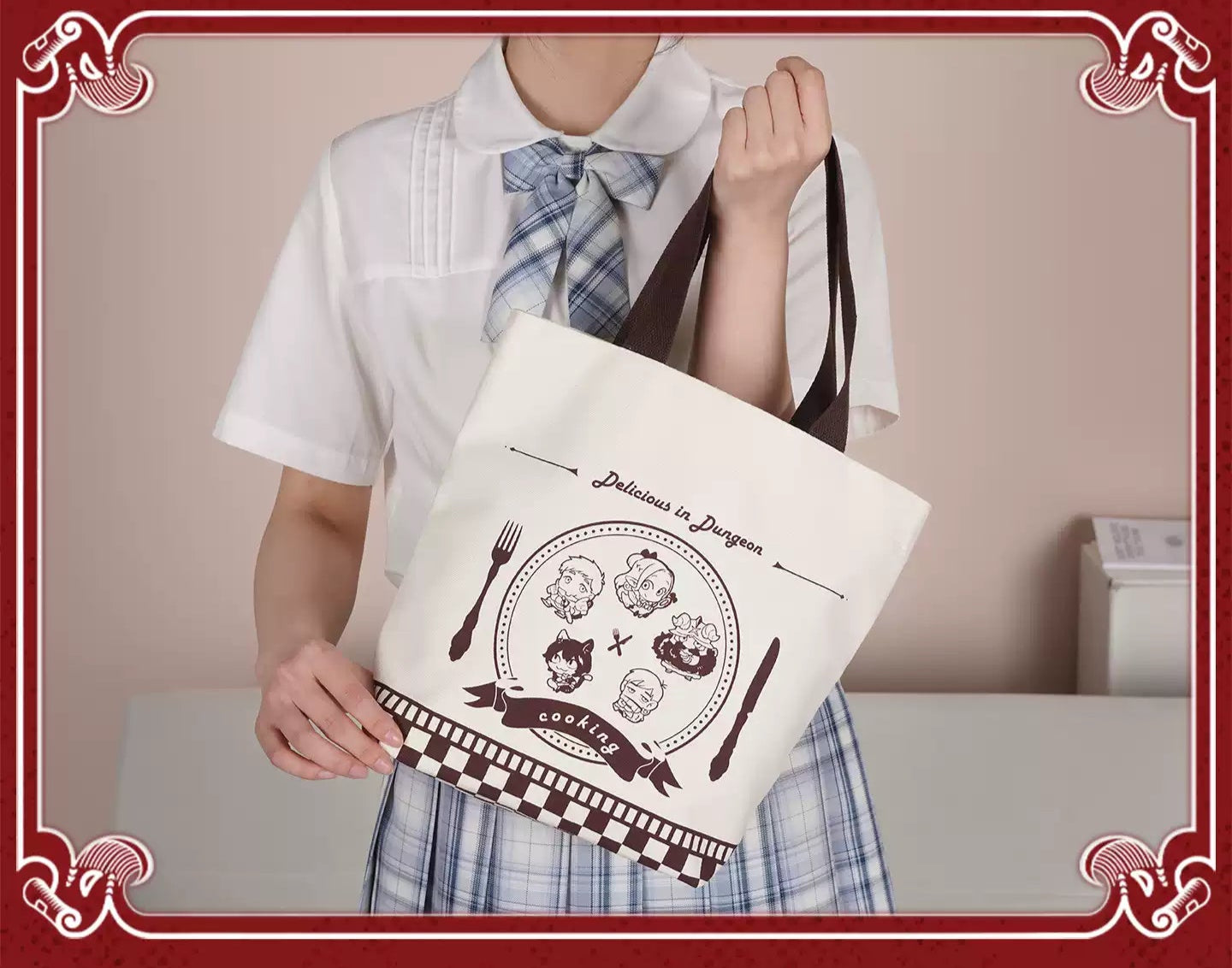 Delicious in Dungeon Adventure Tote Bag - Canvas Shopper & Otaku Commuter Bag (323*392mm)