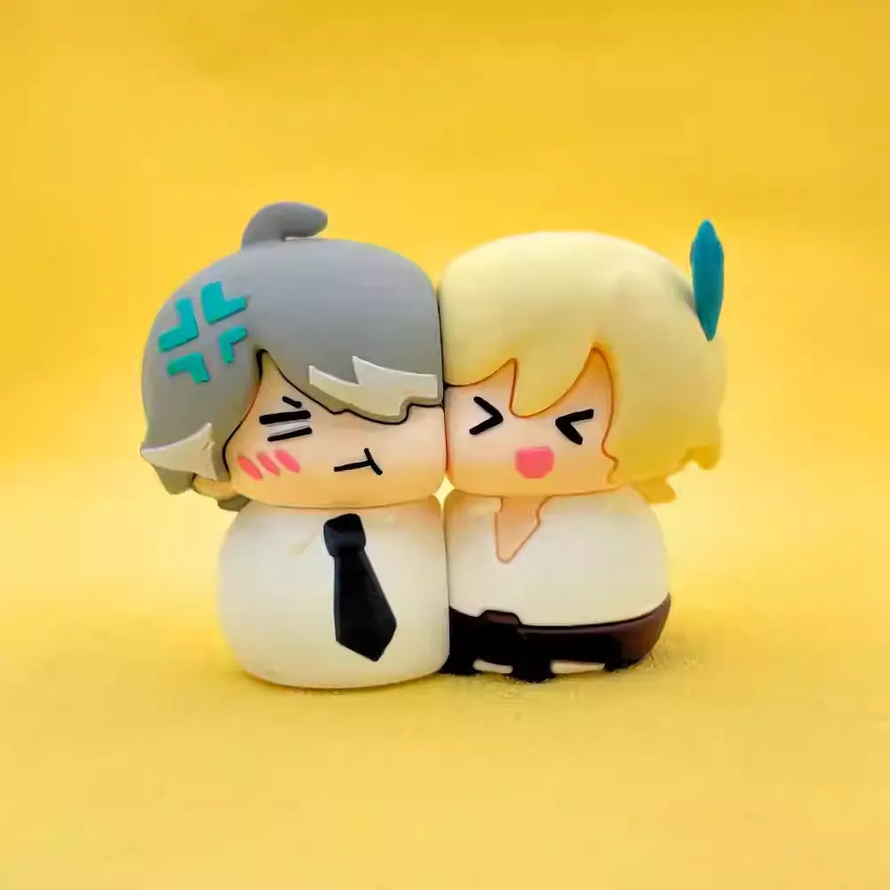 Genshin Impact Alhaitham & Kaveh Mini Figure Set - Academia Duo PVC Statue