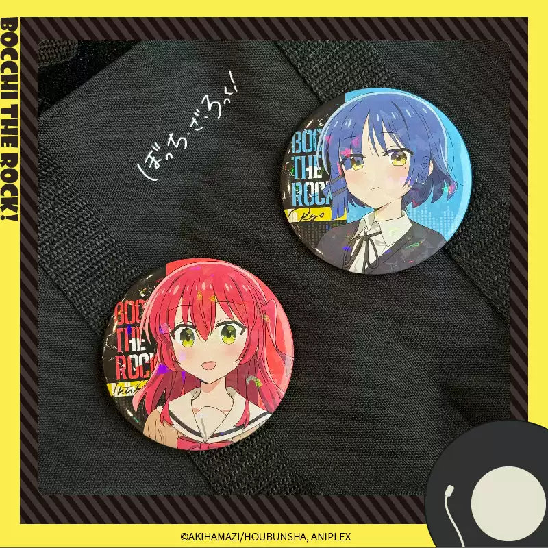 Bocchi the Rock! Double Badge Set - Official Anime Badge, Band Member Duo Collection