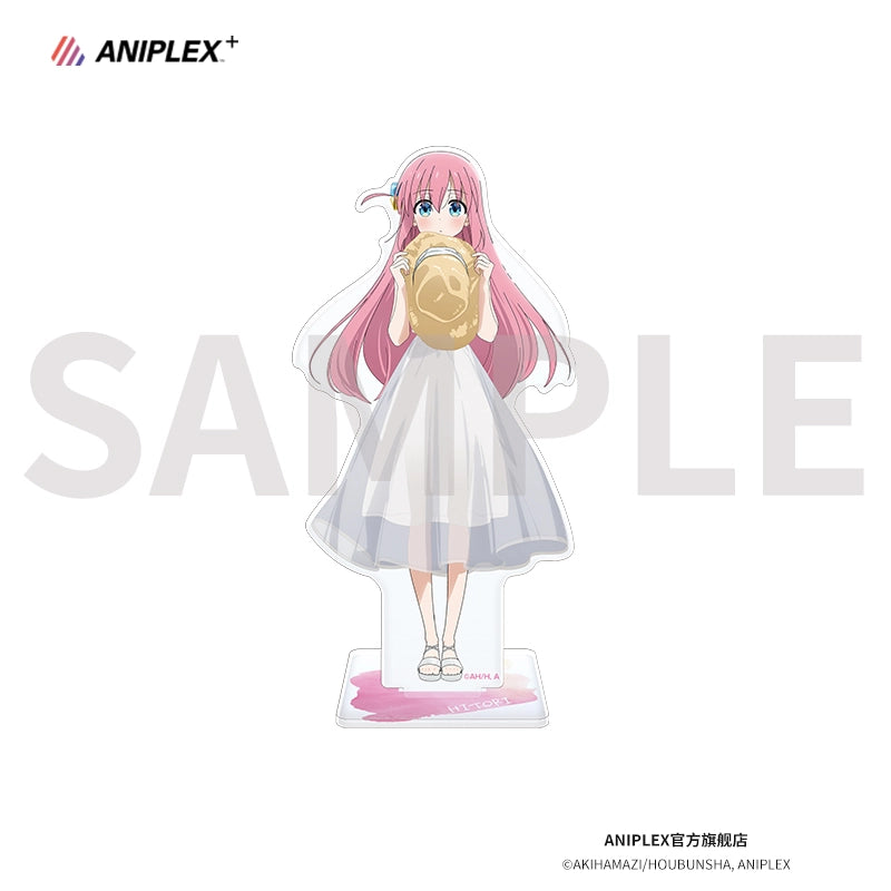 Bocchi the Rock! C102 Acrylic Stand Set - White Dress Outfit Display, Limited Anime Collectible