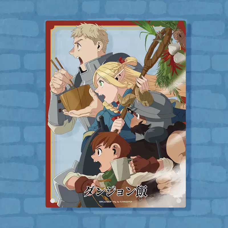 Delicious in Dungeon Acrylic Stand - Laios & Marcille Dynamic Duo | Fantasy Anime Display