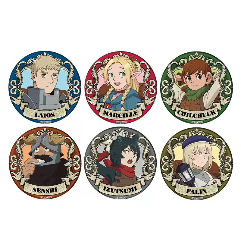 Dungeon Meshi badge blind box 6 style