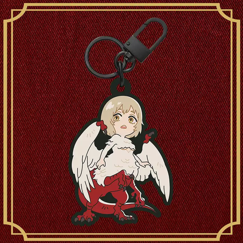 Dungeon Meshi keychain blind box display as Falin