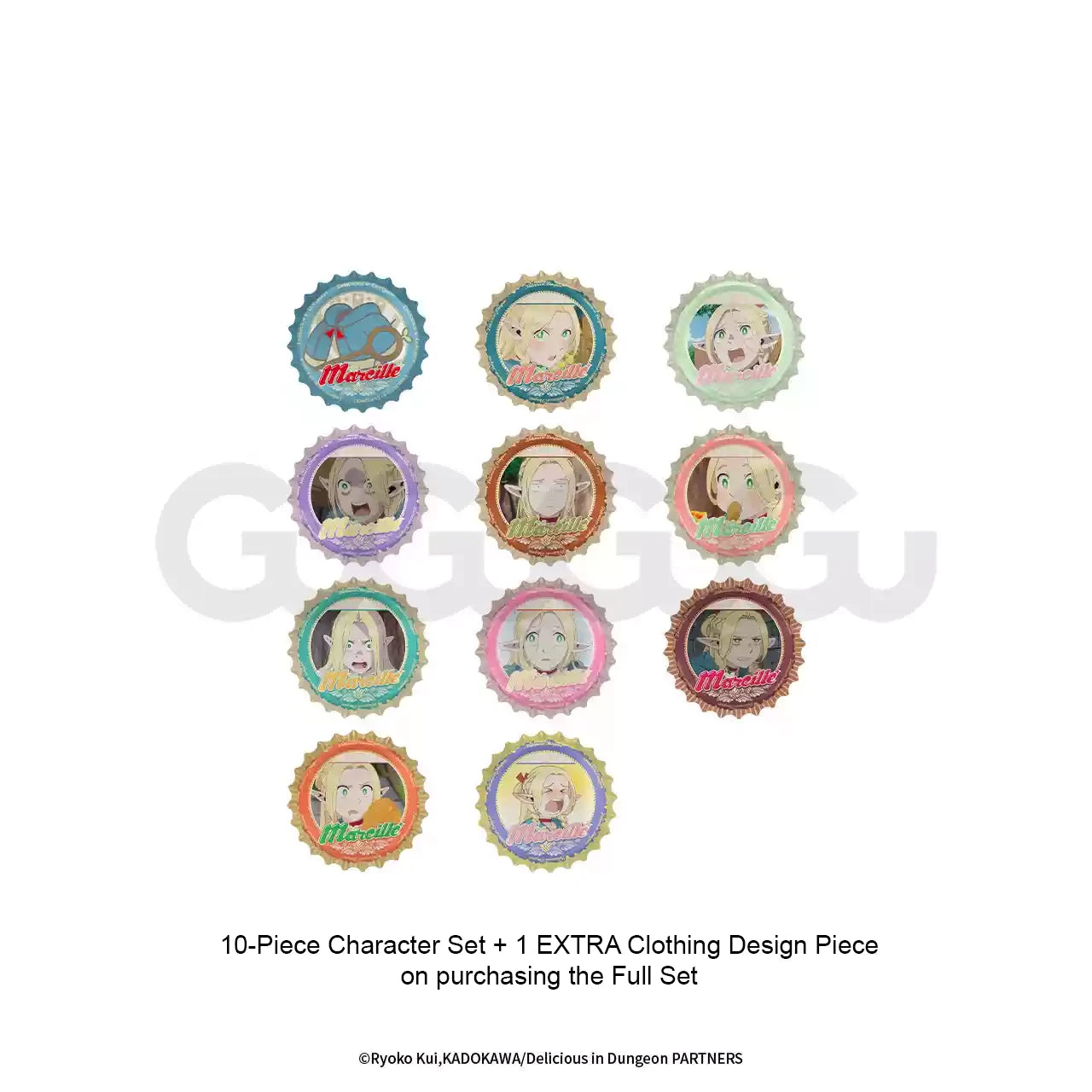 Dungeon Meshi bottle cap blind box