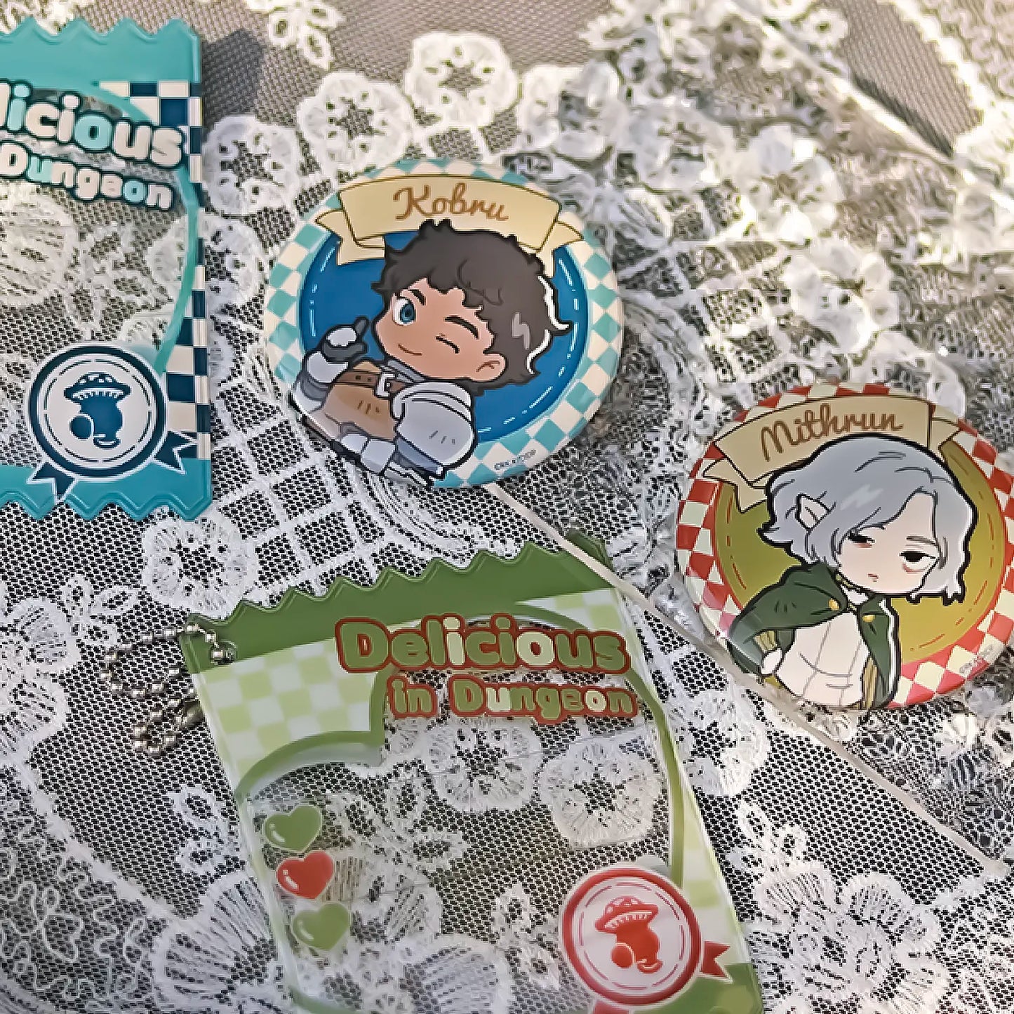 Delicious in Dungeon Candy Charm + Badge Blind Box