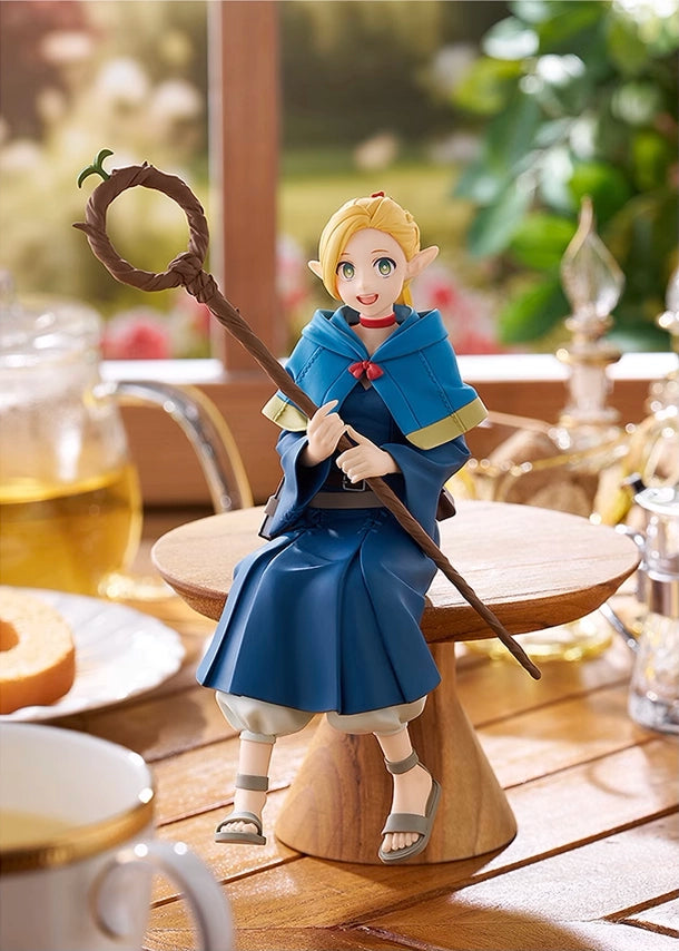 Delicious in Dungeon Marcille Sitting Figure - Official Anime Statue, Relaxed Spellcaster Collectible