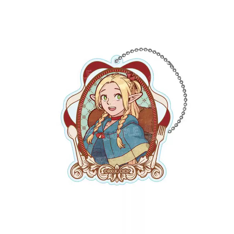 Delicious in Dungeon Retro Acrylic Keychain Set - Limited Stock! 8 Vintage Fantasy Character Designs