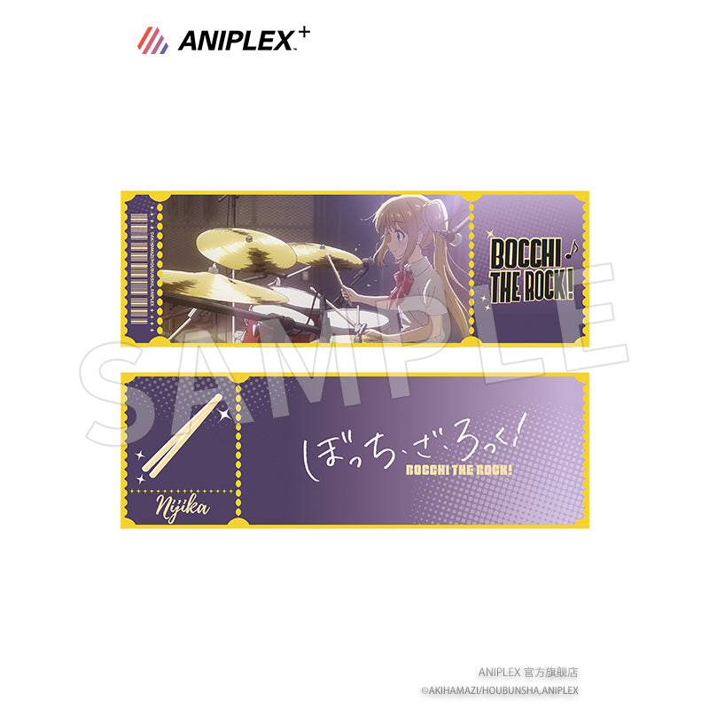 bocchi the rock holographic laser ticket set