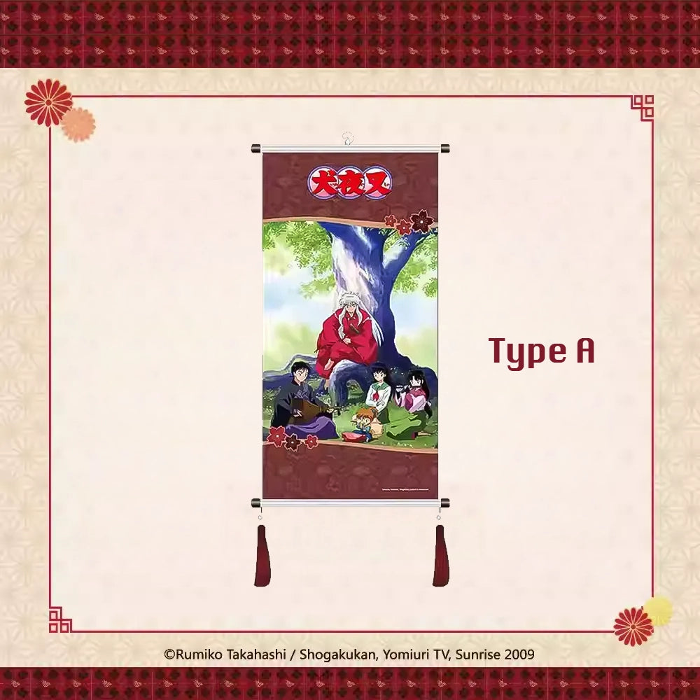 Inuyasha Japanese-Style Hanging Scroll Poster