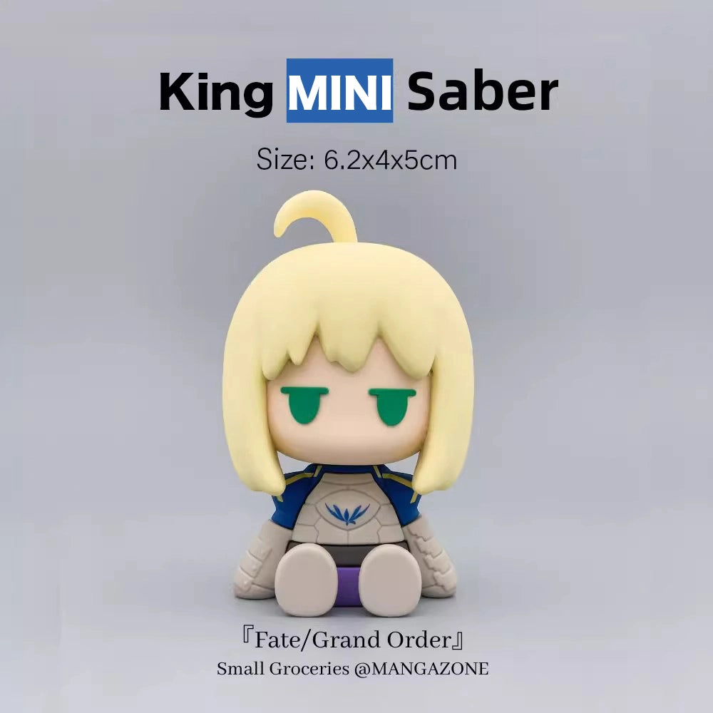 Fate/Grand Order Saber Altria Pendragon Mini Figure - King of Knights PVC Statue