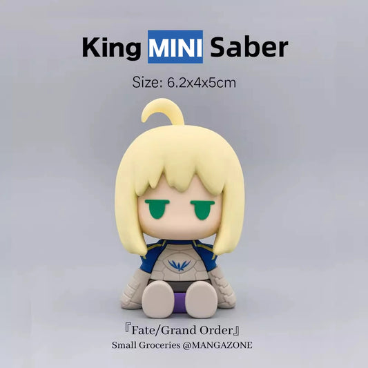 Fate/Grand Order Saber Altria Pendragon Mini Figure - King of Knights PVC Statue
