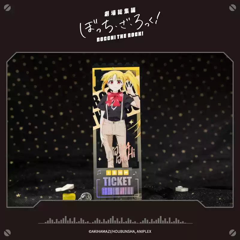 Bocchi the Rock! Movie Holographic Ticket - Official Anime Laser Collectible