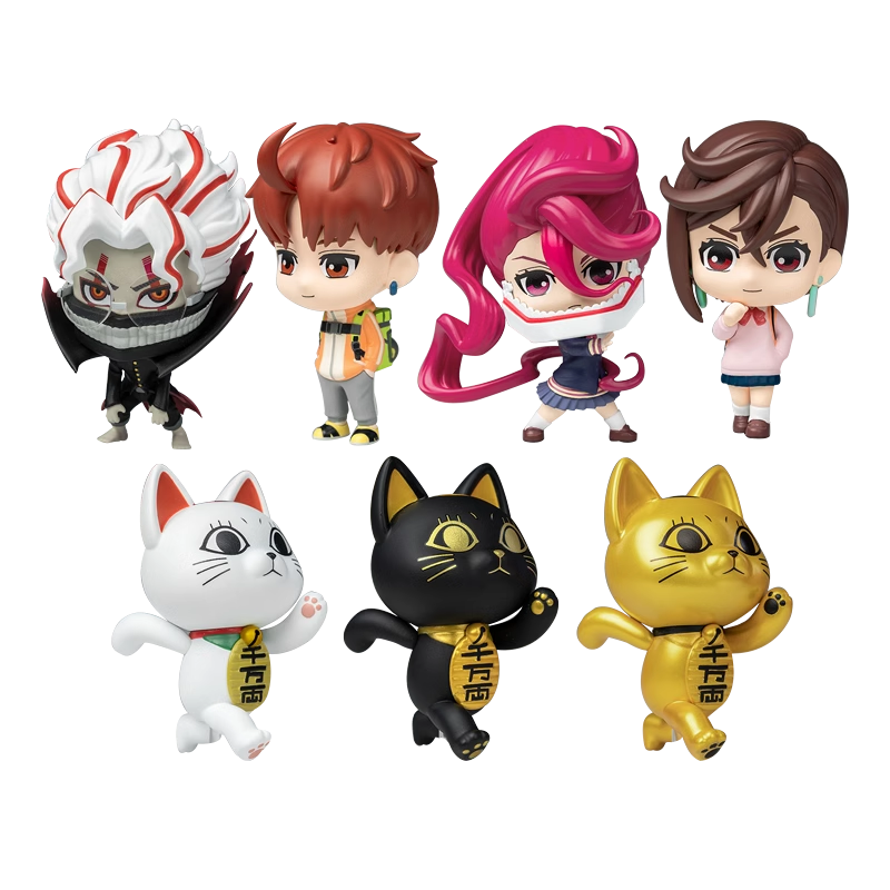 Dandadan Mini Figure Blind Box (6+1 Hidden Gold Variant) - Cute Chibi PVC Collectibles