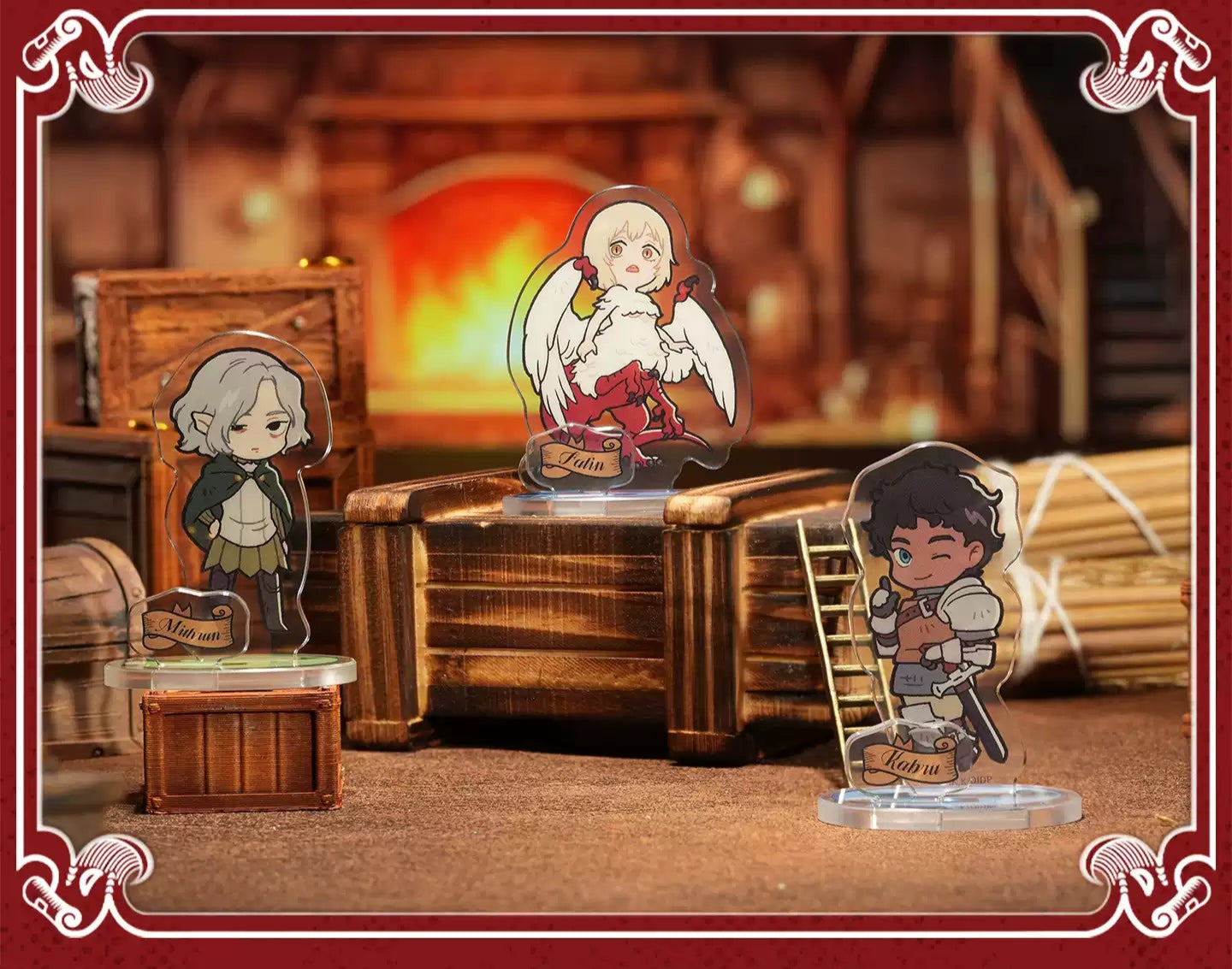 Delicious in Dungeon Mystery Acrylic Standee Blind Box - Marcielle, Laios, Rare Chase Variants, Anime Collector's Display Set (8 Styles)