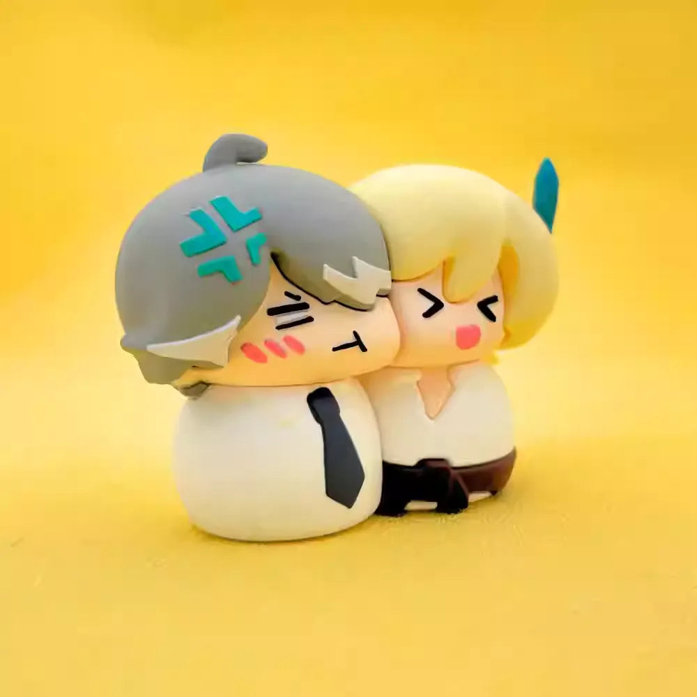 Genshin Impact Alhaitham & Kaveh Mini Figure Set - Academia Duo PVC Statue