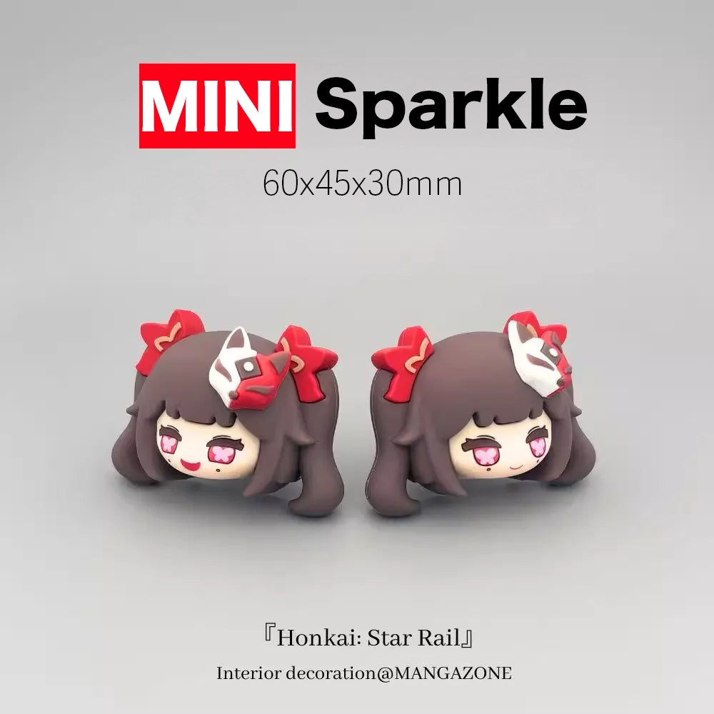 Honkai: Star Rail Sparkle Mini Vent Figure - Dual Expression Car Decor