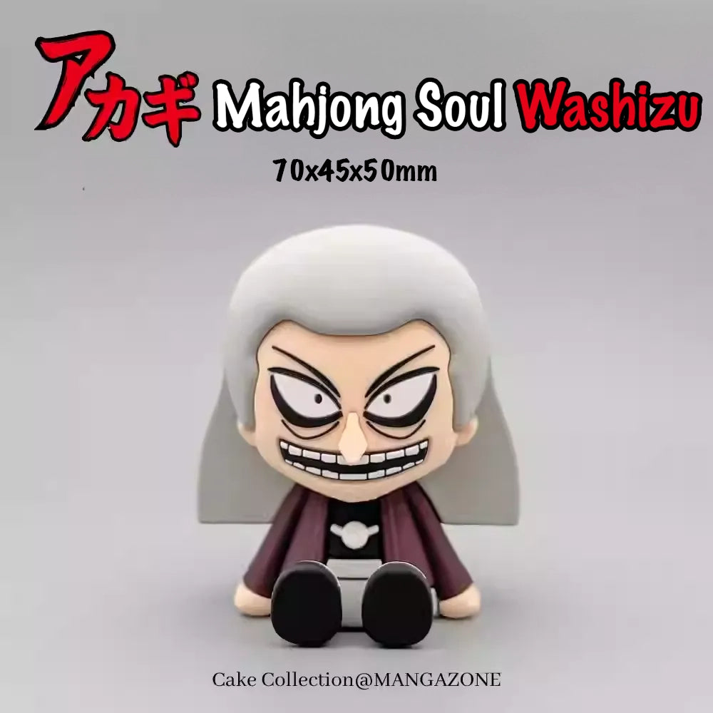 Akagi & Washizu Mini Figures - Mahjong Soul PVC Statues