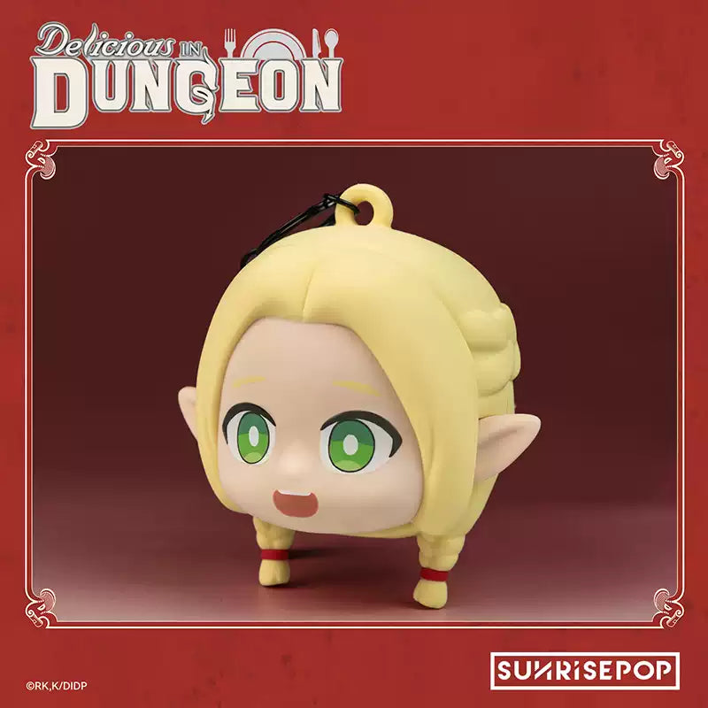Dungeon Meshi pouch keychain for Marcille and Senshi